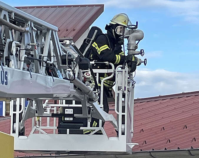 Hauptübung der Feuerwehrabteilung Ailingen