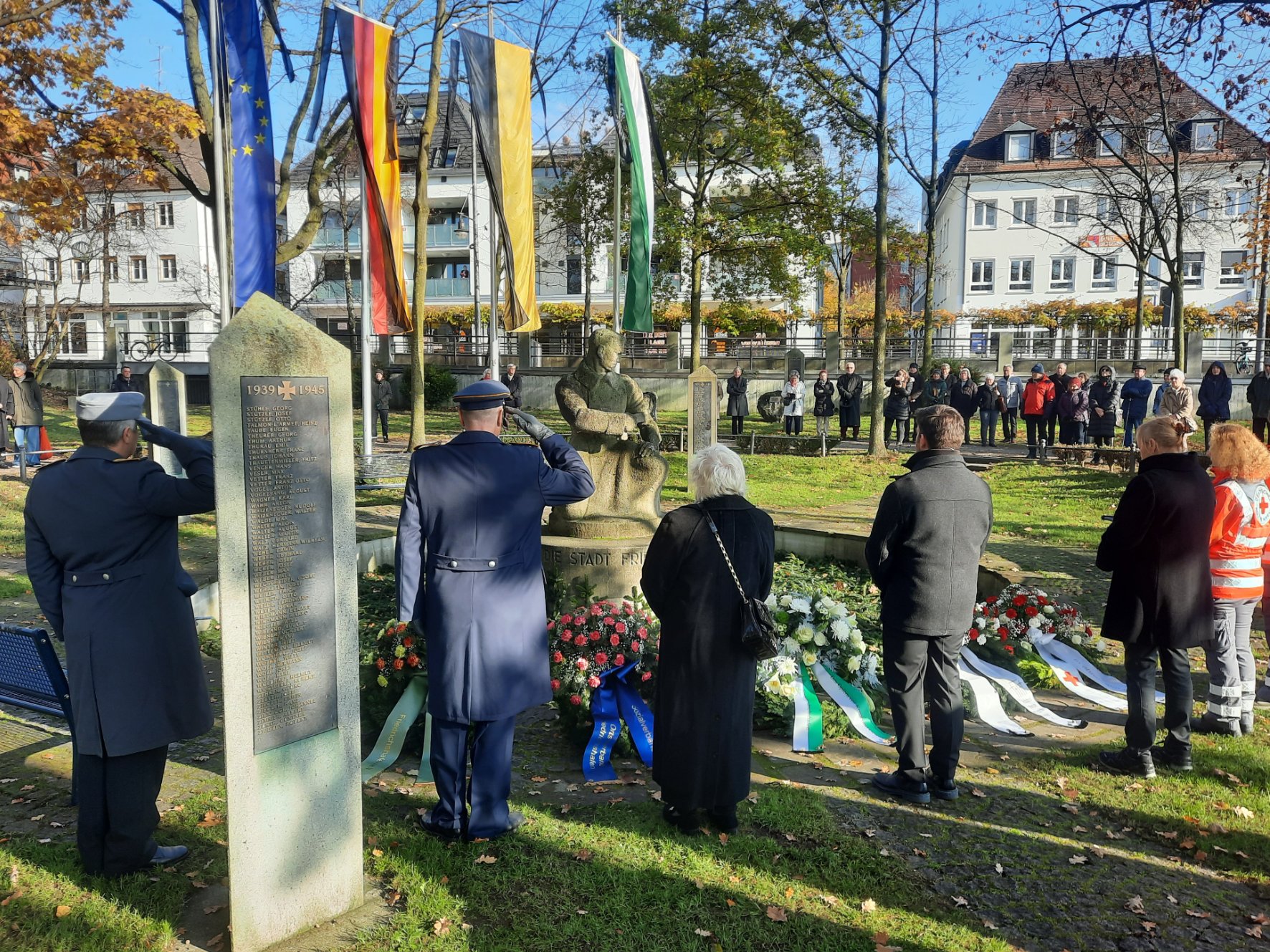 Zum Gedenken an die Opfer von Krieg und Gewalt