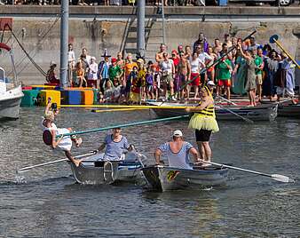 Seehasenfest 2026: Impressionen vom Fischerstechen im Gondelhafen
