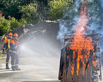Bei einer 24-Stunden-Übung zeigten die Jugendlichen der Jugendfeuerwehr Ailingen ihr Können. (Foto: Feuerwehr Ailingen)