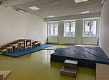 Turnraum der Kinderkrippe Lummerland. (Foto: Stadt Friedrichshafen)