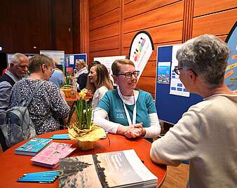 Der Stand der Abteilung Gesellschaft