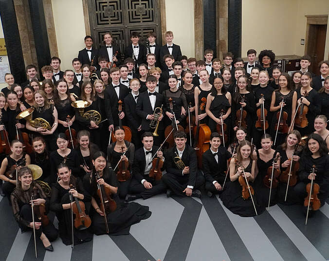 Gruppenfoto (Foto: Landesjugendorchester)