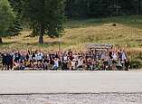 Gruppenbild aller Teilnehmer der Sommerfreizeit