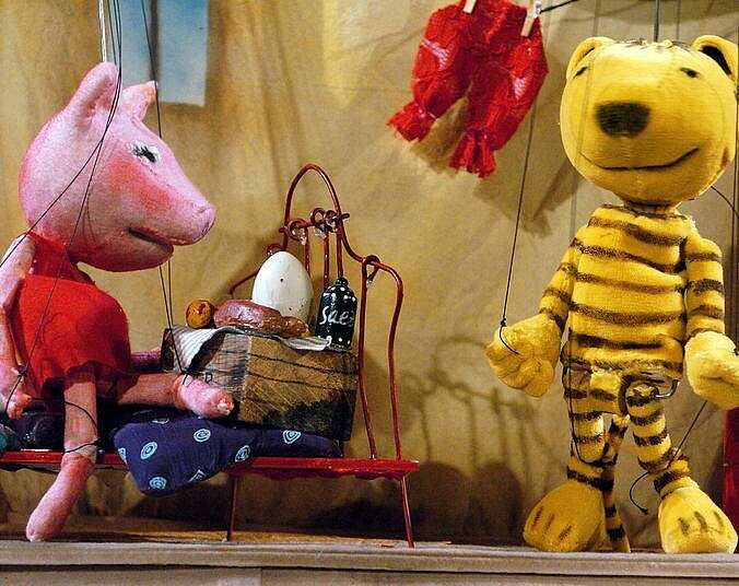 Bild zur Veranstaltung: Guten Tag, kleines Schweinchen / ab 3 Jahren - Theater Kokon