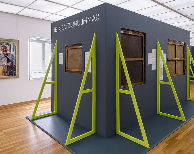 Ausstellungsansicht Kunstausstellung Zeppelin Museum "Eigentum verpflichtet. Eine Kunstsammlung auf dem Prüfstand"