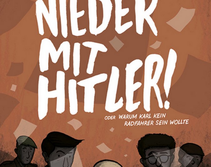 Titelseite des Buches "Nieder mit Hitler"