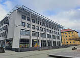 Fassadenbegrünung Technisches Rathaus Stand 08.01.2024