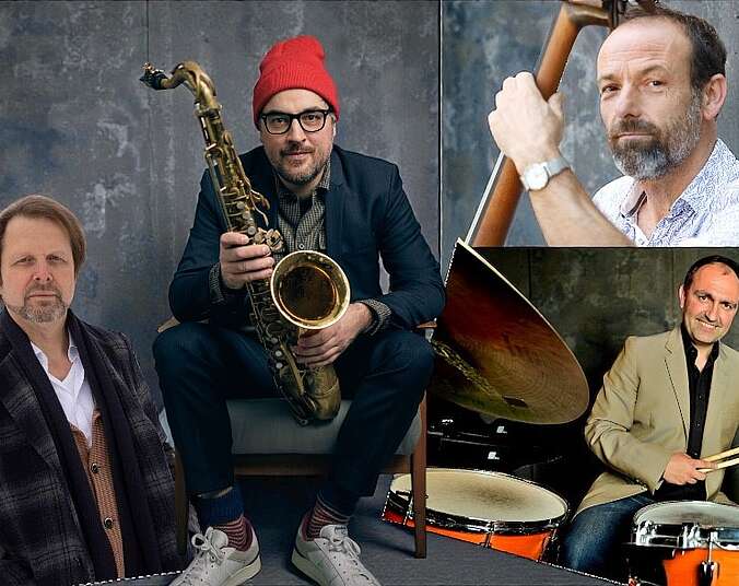 4 Männer mit Instrumenten