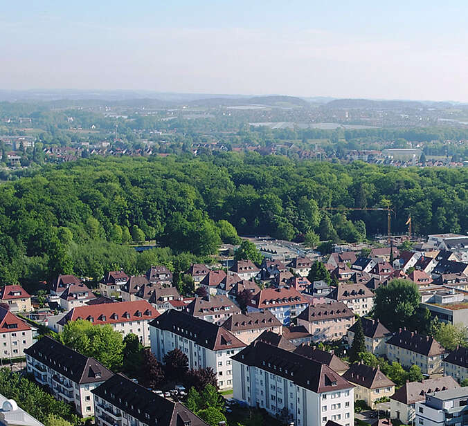 Riedlewald Friedrichshafen Luftansicht