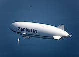 Zeppelin über dem Bodensee