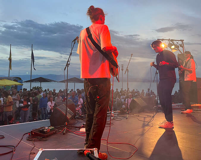Musiker beim Jugend-KULT-Ufer. (Foto: Stadt Friedrichshafen)