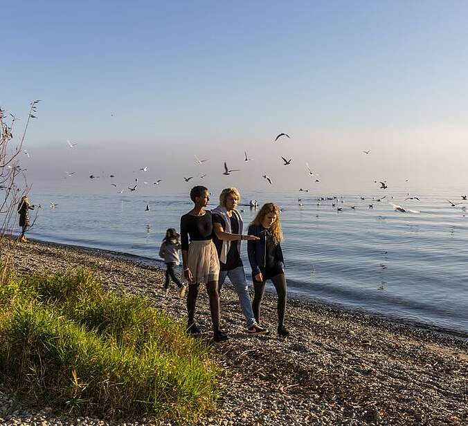 Spazieren am See