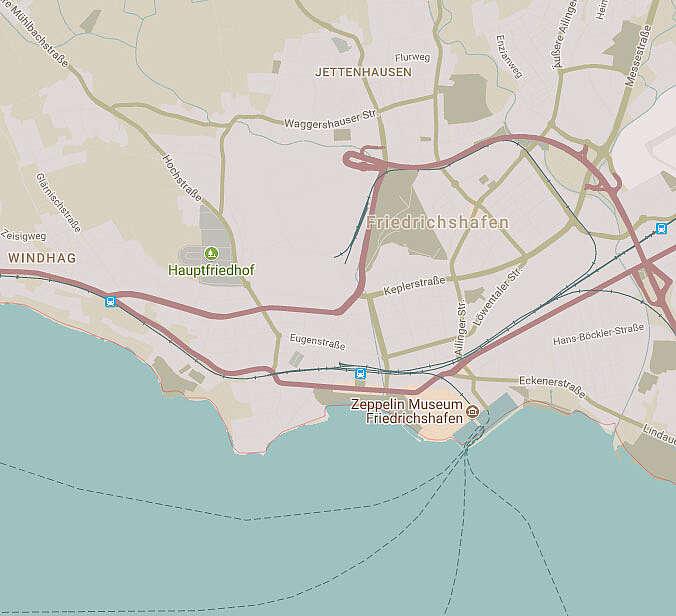 Stadtplan Friedrichshafen