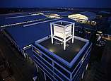 Messegebäude Friedrichshafen von oben und bei Nacht