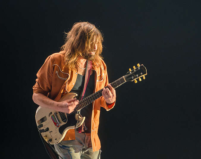 Sänger Lemonheads mit Gitarre