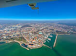 Friedrichshafen aus dem Zeppelin