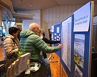 Der Tourismus und Stadtmarketing Infostand 