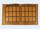 Das Sammelalbum „Albumo di Reklamo Marki di Societo Anonima Chokolada Tobler Bern Suisia” von 1930. 