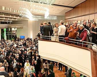 Jahresempfang 2026: Blick auf Foyer des Hugo-Eckener-Saals im Graf-Zeppelin-Hauses