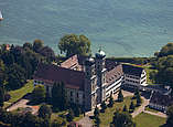 Schlosskirche Friedrichshafen von oben