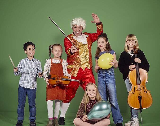 Bild zur Veranstaltung: Happy Birthday, Amadeus – Torten, Kerzen und Geschenke / ab 6 Jahren - Folkwang Kammerorchester Essen