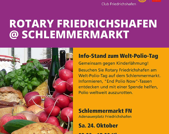 Einladung Rotary zum Schlemmermarkt