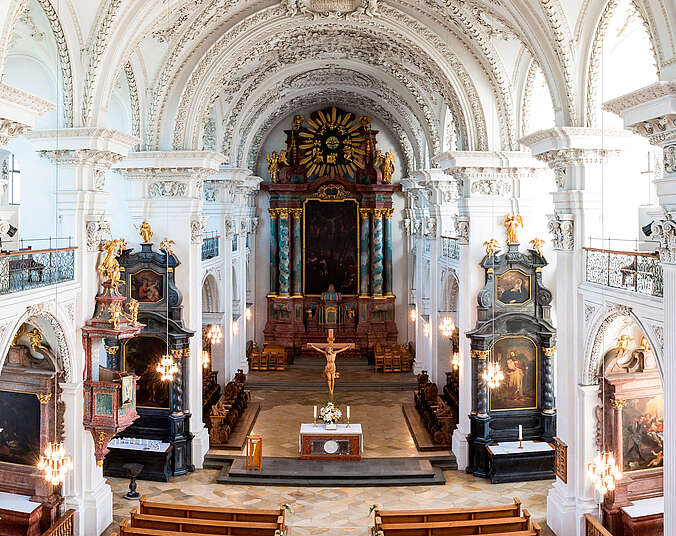 Schlosskirche von innen.