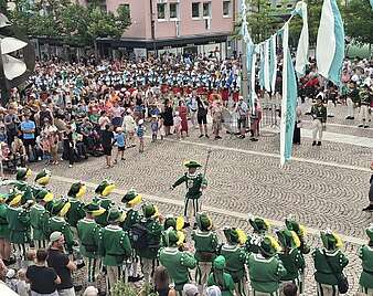 Aufstellung Fanfarenzüge