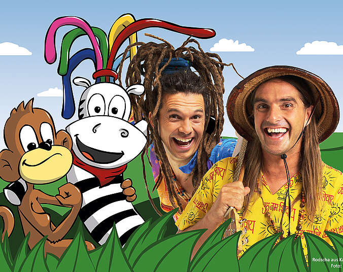 Bild zur Veranstaltung: HAPPY JUNGLE SHOW von Rodscha und Tom