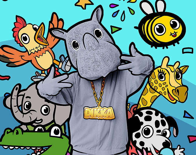Grafik mit Nashorn DIKKA