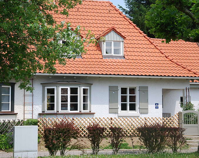 Schauhaus im Zeppelindorf Außenansicht
