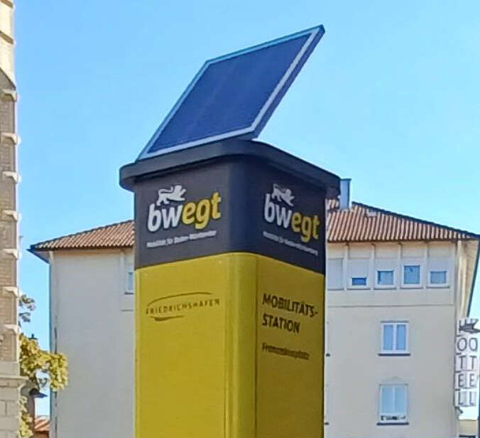 Mobilitätssäule Friedrichshafen