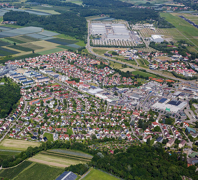 Friedrichshafen von oben