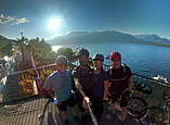 Gruppenbild am Logo Maggiore