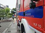 Die Fahrzeuge an der Einsatzstelle