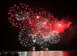Rund 20 Minuten „Ah“ und „Oooh“: das Feuerwerk am Seehasensamstag.
