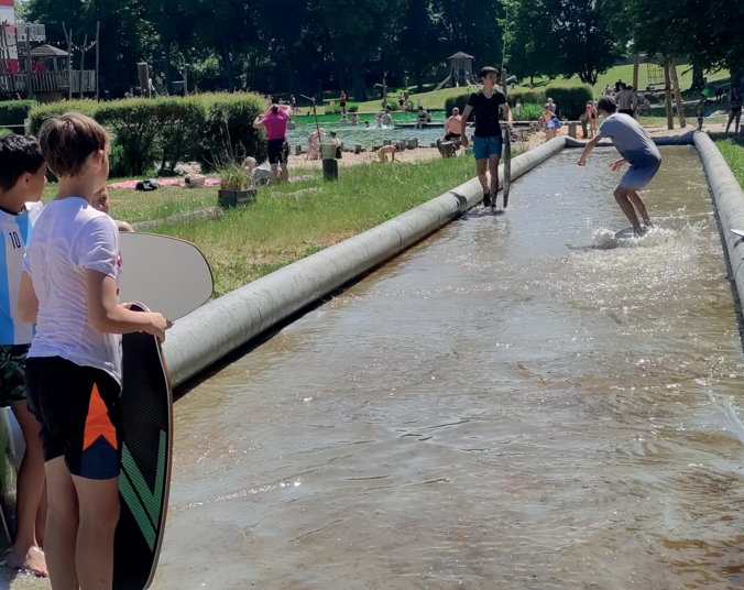 Skimboarding