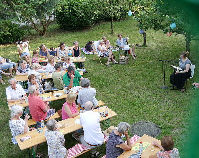 Lesung im Garten