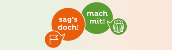 Sag's doch-Logo