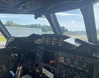 Flugzeug Cockpit